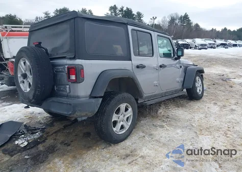 2020 Jeep Wrangler Unlimited Sport S 4X4 z USA, uszkodzony, nr VIN 1C4HJXDN2LW139126